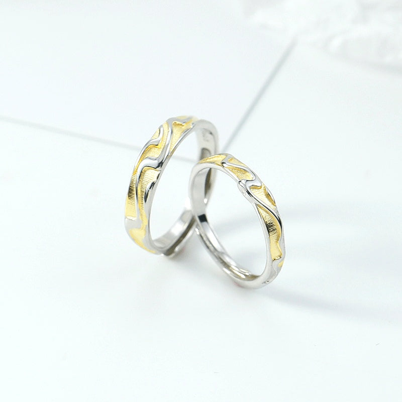 Womens Adjustable Copper Ring With Silver Opening High Quality Plated Fashion Jewelry Beautiful Appearance For Everyday