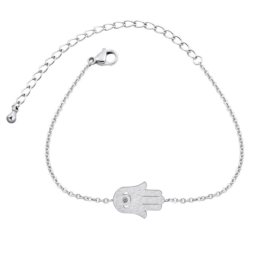 Womens Stainless Steel Bracelet Geometric Korean Fashion Jewelry Magic Eyes Individually Packed Gift Bracelets