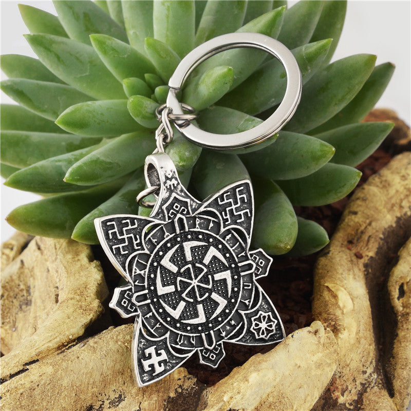 Mens Alloy Keychain Pendant Electroplated European And American Style Durable Metal Key Holder Gift Great Gift