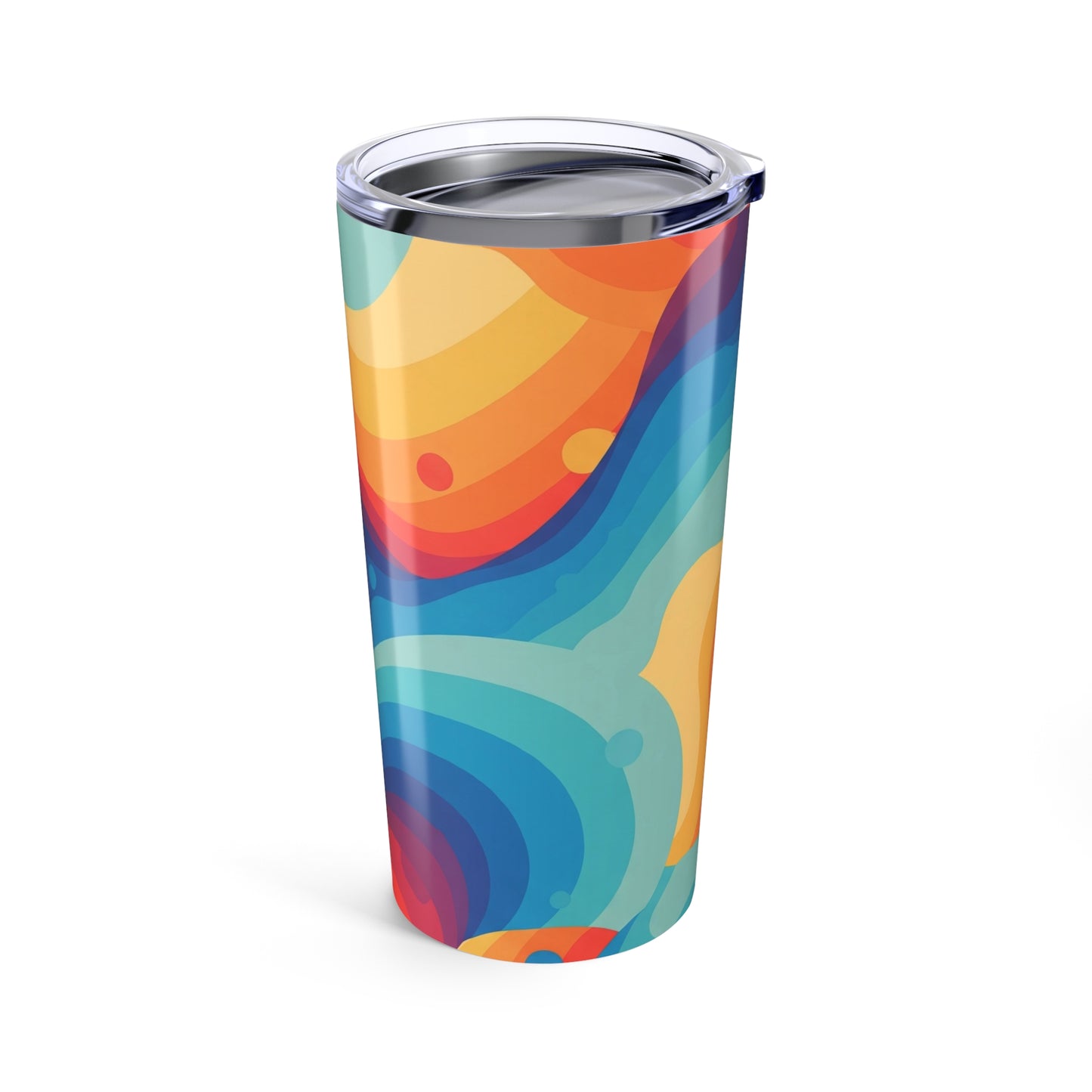 20oz Stainless Steel Printed Travel Mug Double Wall Vacuum Insulated Spill Resistant Hot Cold Beverage Dishwasher