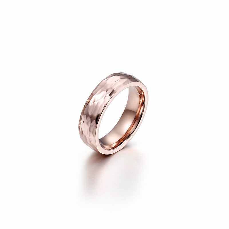 Geometric Couple Ring Set With Electroplated Finish Individually Packaged Gift For Opening Ceremony Gift Ideas