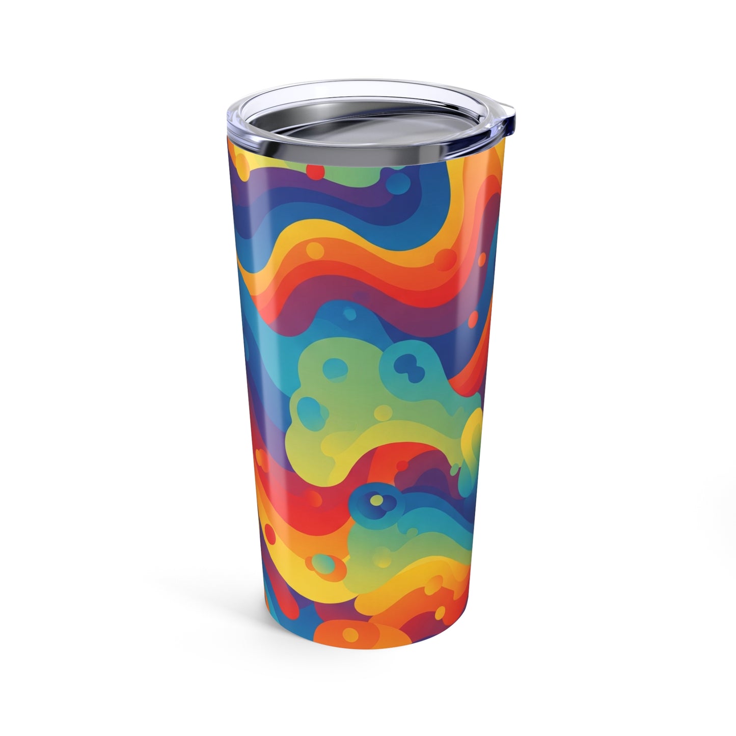 20oz Stainless Steel Tumbler With Double Wall Vacuum Insulation Leak Proof Durable Printed Travel Mug With Lid