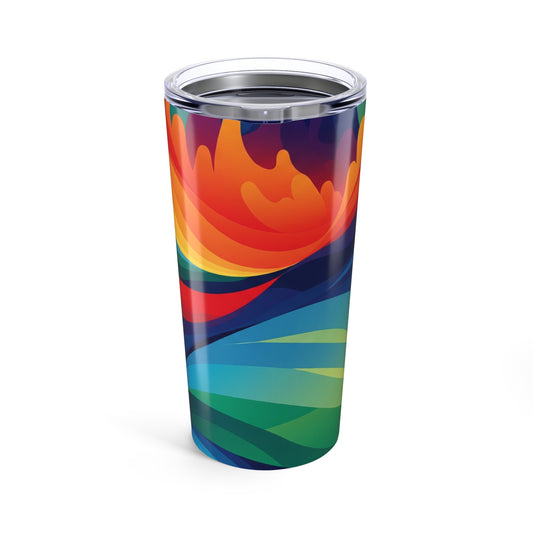 20 Oz Stainless Steel Insulated Tumbler Double Wall Vacuum Sealed Spill Resistant Coffee Mug For Hot And Cold