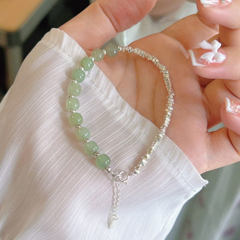 Women Electroplated Bracelet With Artificial Crystal Chic Design Fashionable Bangle Jewelry For Women And Girls