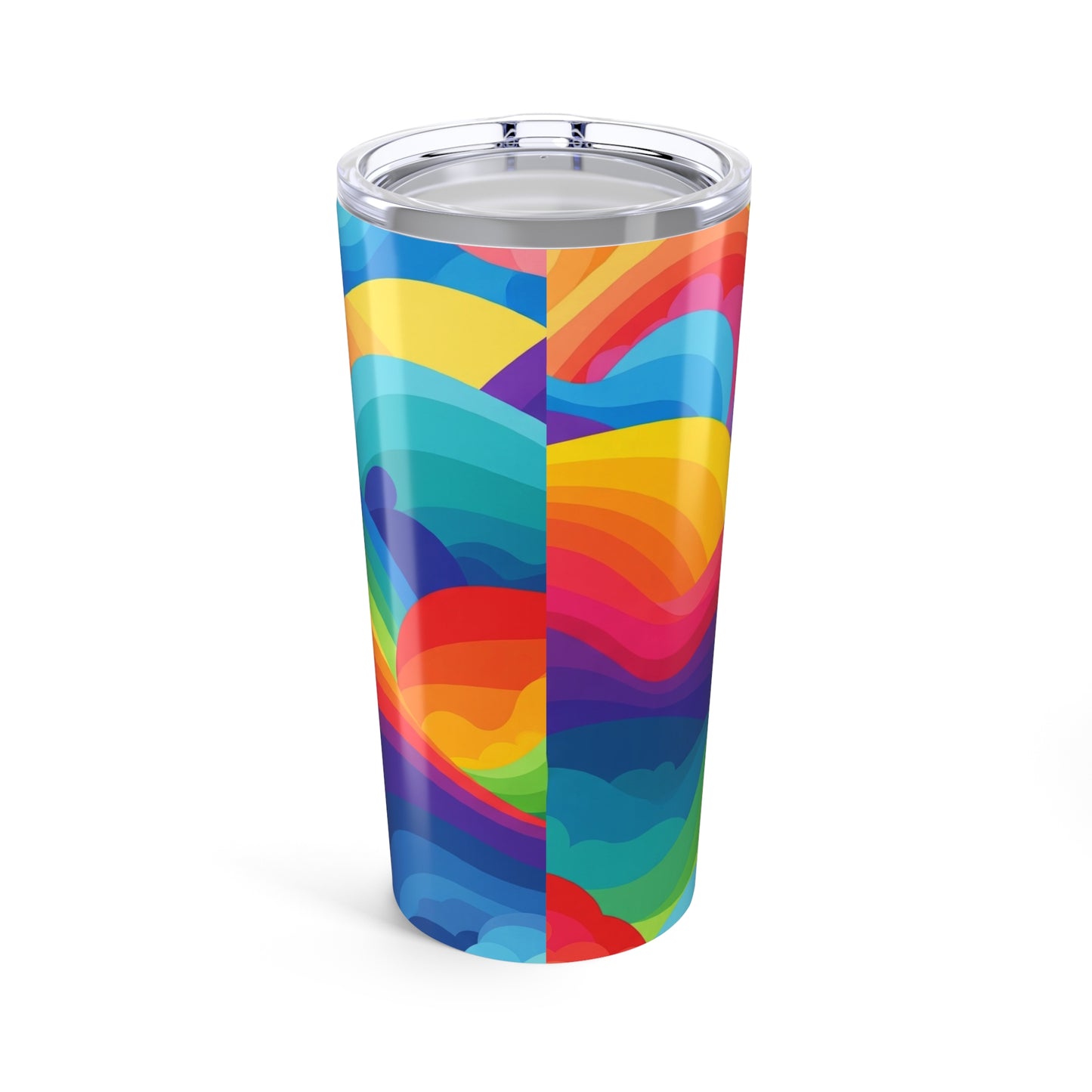 20oz Stainless Steel Tumbler With Double Wall Insulation Spill Resistant BPA Free Printed Design Durable Drinkware