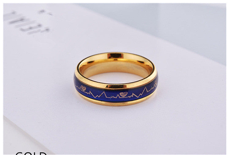 Unisex Ring Stainless Steel Couple Rings With Geometry Pattern 6mm Width Band For Birthdays And Valentines Days