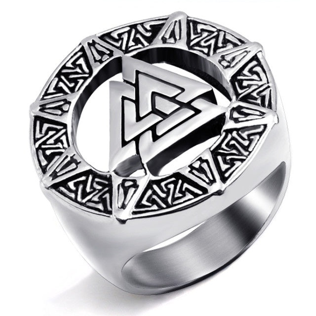 Viking Warrior Ring For Men Zinc Alloy Jewelry Size 7 To 14 Weight 15g Sturdy Finish Comfortable Everyday Wear