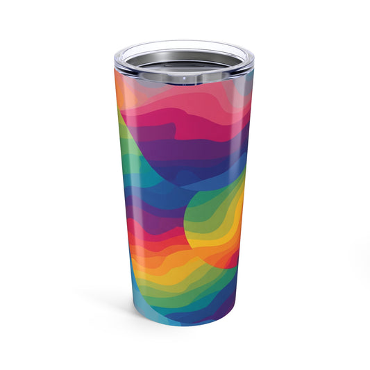 20oz Stainless Steel Tumbler Double Wall Vacuum Insulated Spill Resistant Travel Mug Printed Design For Hot Cold