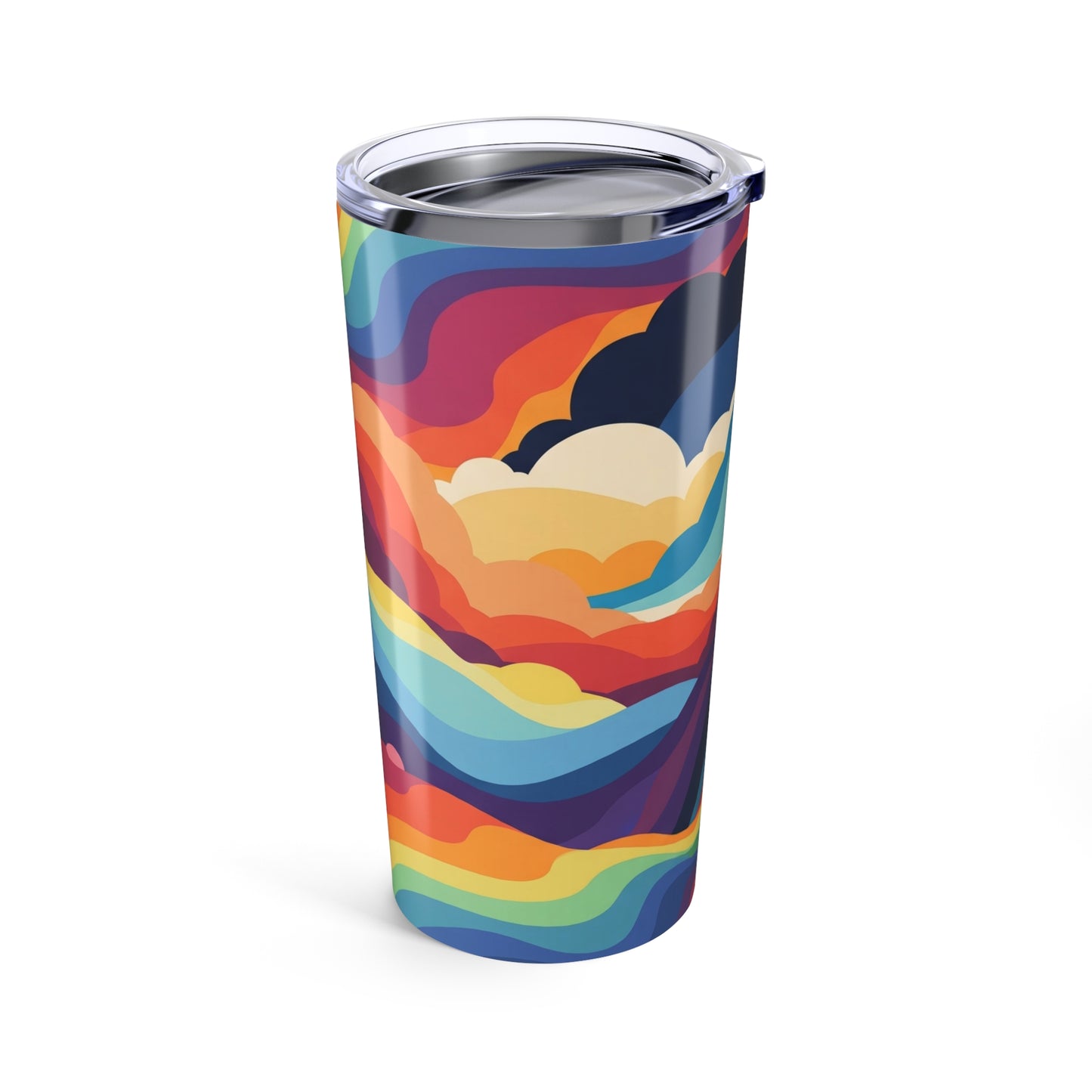 20oz Stainless Steel Insulated Tumbler Double Wall Vacuum Keeps Beverages Hot Or Cold While Traveling
