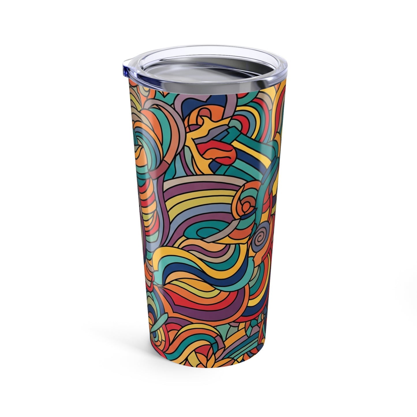 20oz Stainless Steel Tumbler With Double Wall Vacuum Insulation And Spill Resistant Lid For Hot Or Cold Drinks