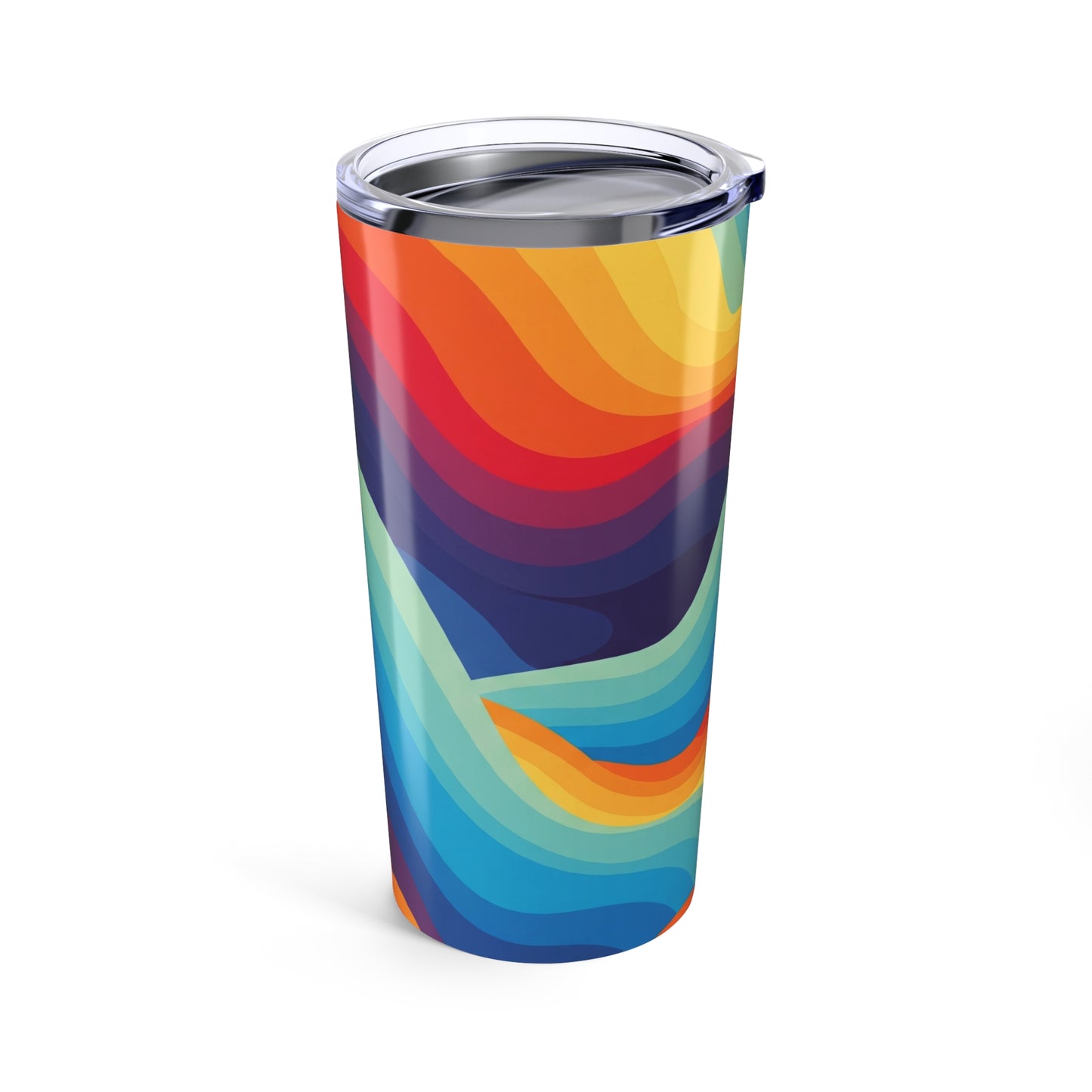 20oz Stainless Steel Tumbler With Double Wall Vacuum Insulation Spill Resistant BPA Free And Vibrant Printed Design