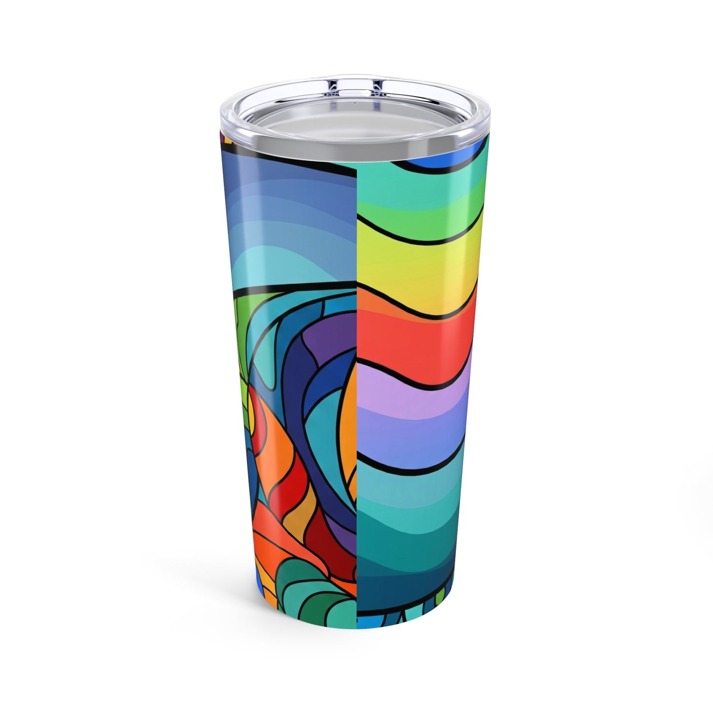 20oz Stainless Steel Tumbler With Double Wall Vacuum Insulation Leak Proof Travel Mug For Hot Or Cold Beverages