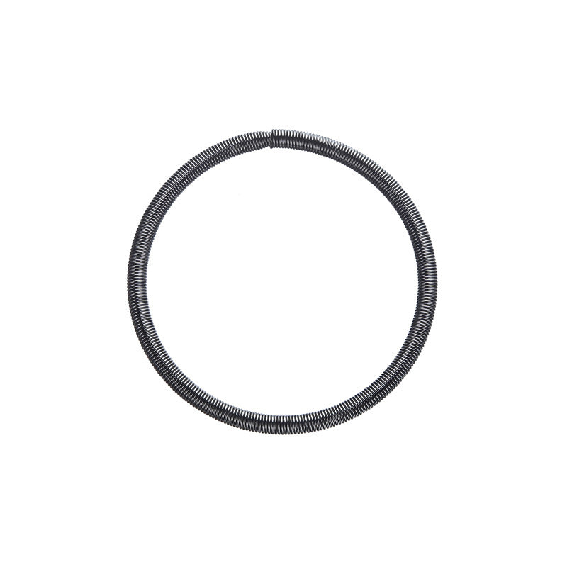 Unisex Carbon Steel Coil Spring Bracelet 4.2mm Wide Durable Metal Jewelry For Everyday Wear Fashion Sleek Look