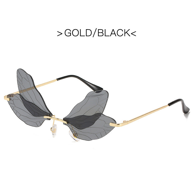 Unisex Sunglasses Gradient Lens Metal Frame Beachwears Eyewear Colorful Hip Hop Style Sunglasses Pro Polarized