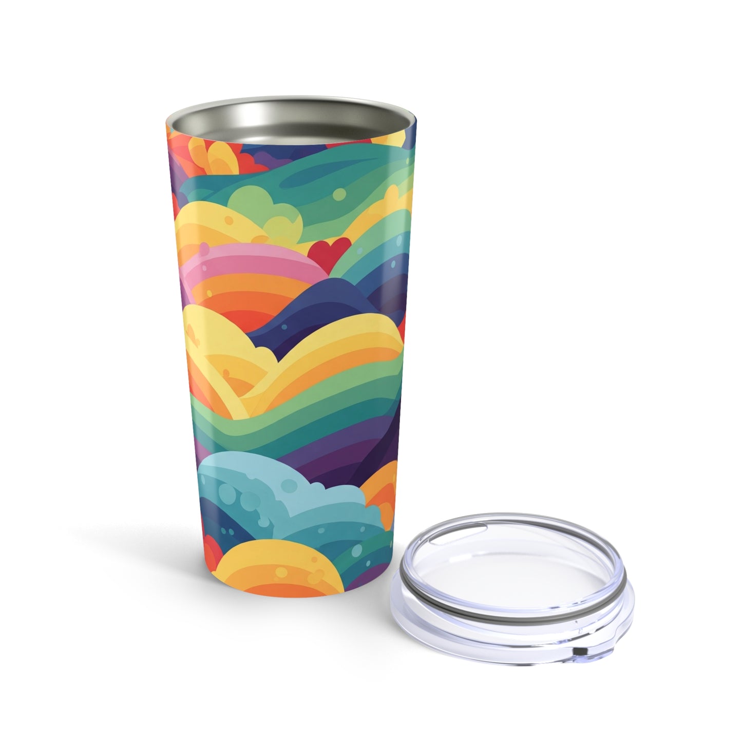 20oz Stainless Steel Tumbler With Lid Double Wall Vacuum Insulation Keeps Beverages Hot Or Cold Durable Everyday