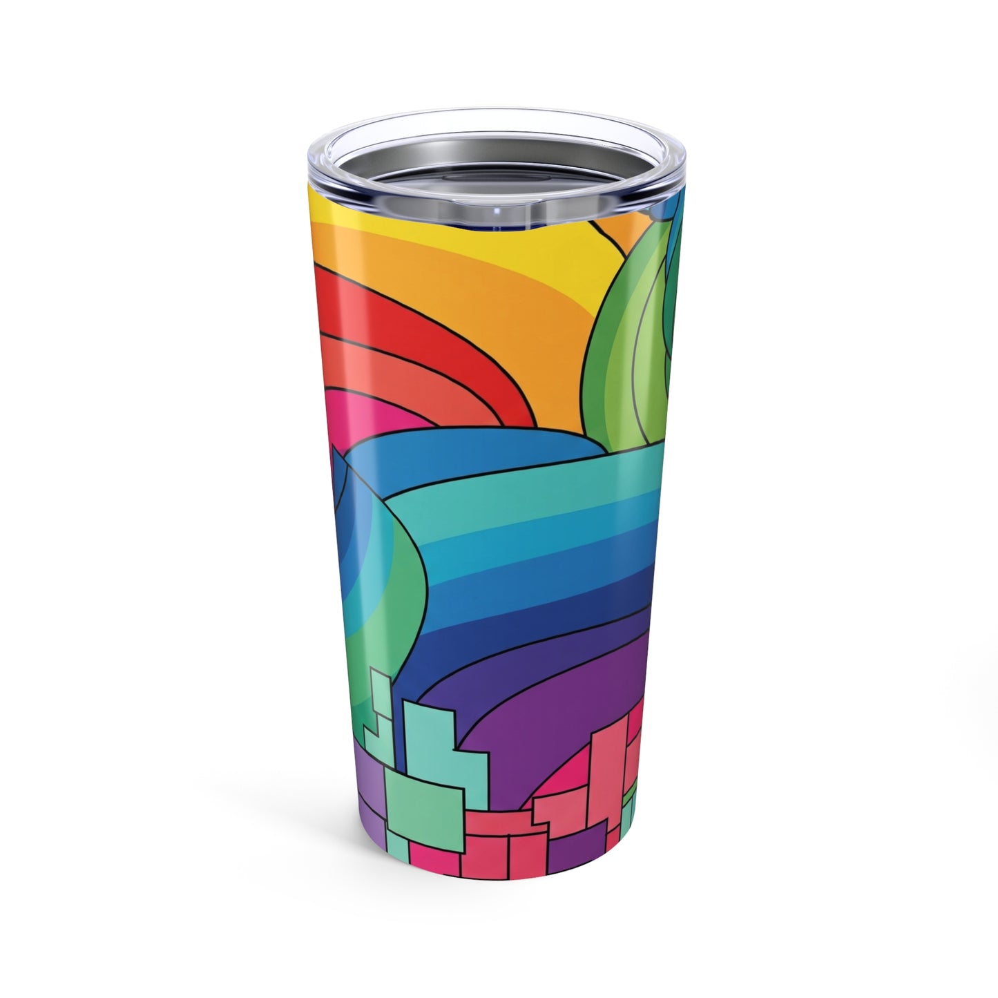 20oz Stainless Steel Travel Mug With Double Wall Vacuum Insulation Leak Proof For Hot And Cold Beverages BPA Free