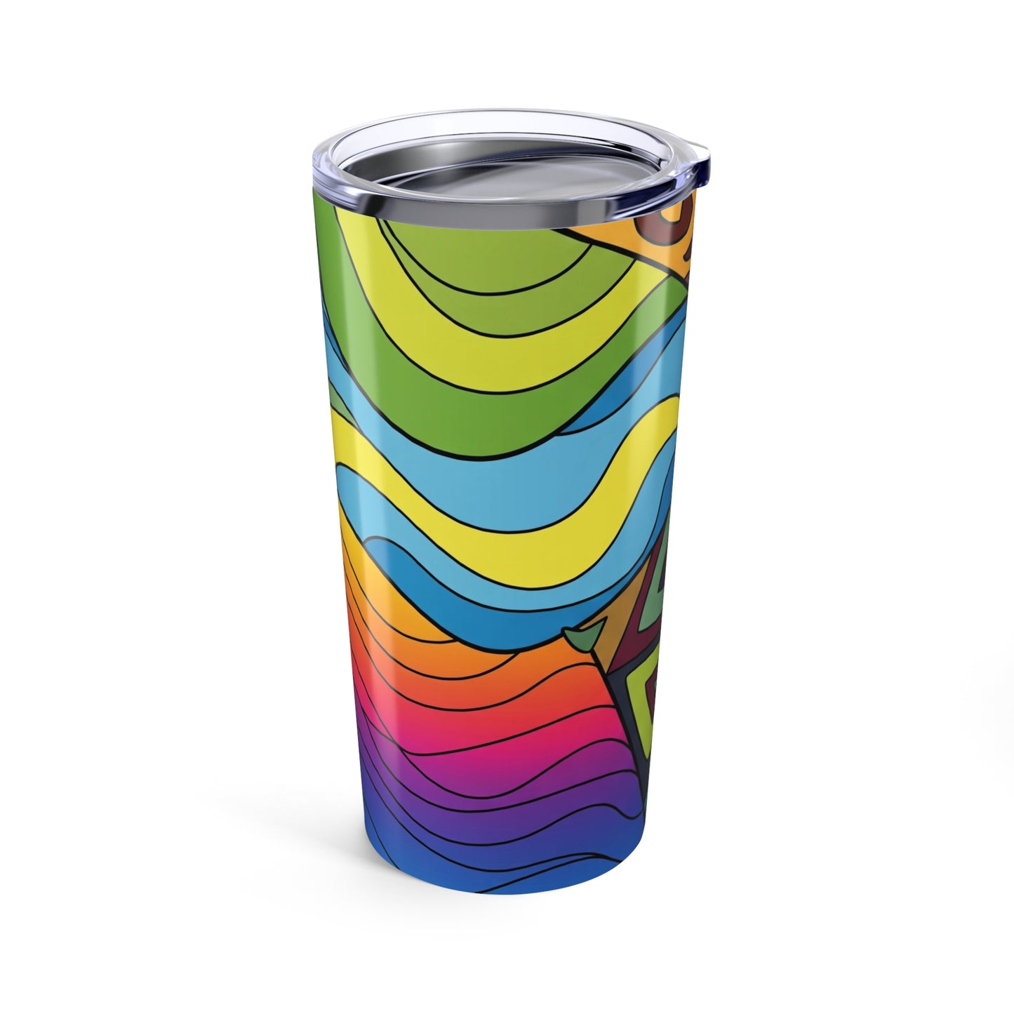 20oz Stainless Steel Tumbler Double Wall Vacuum Insulation Leak Proof Durable Printed Drinkware Hot And Cold Drinks