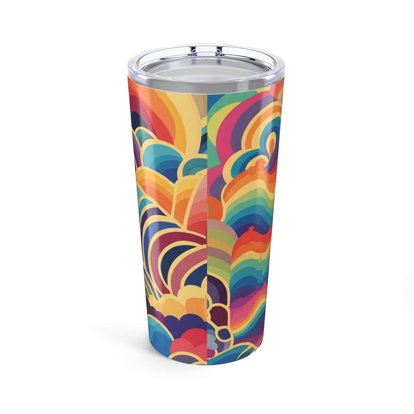 20Oz Stainless Steel Printed Tumbler With Double Wall Vacuum Insulation For Hot Or Cold Beverages Travel Mug