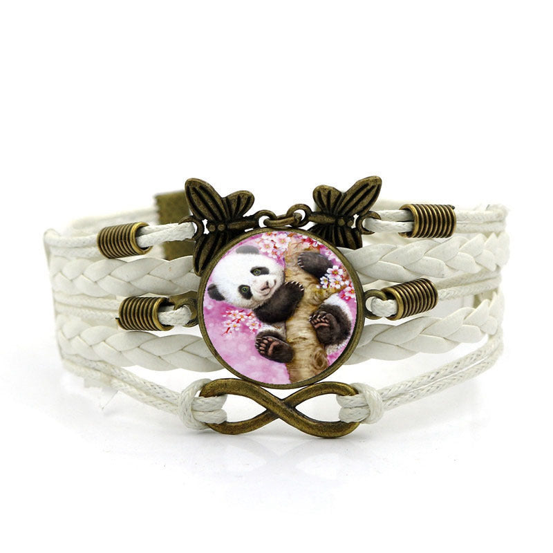 Womens Butterfly Gem Inlay Bracelet Alloy Hand Strap European Style Jewelry For Girls Elegant Accessory Chicly