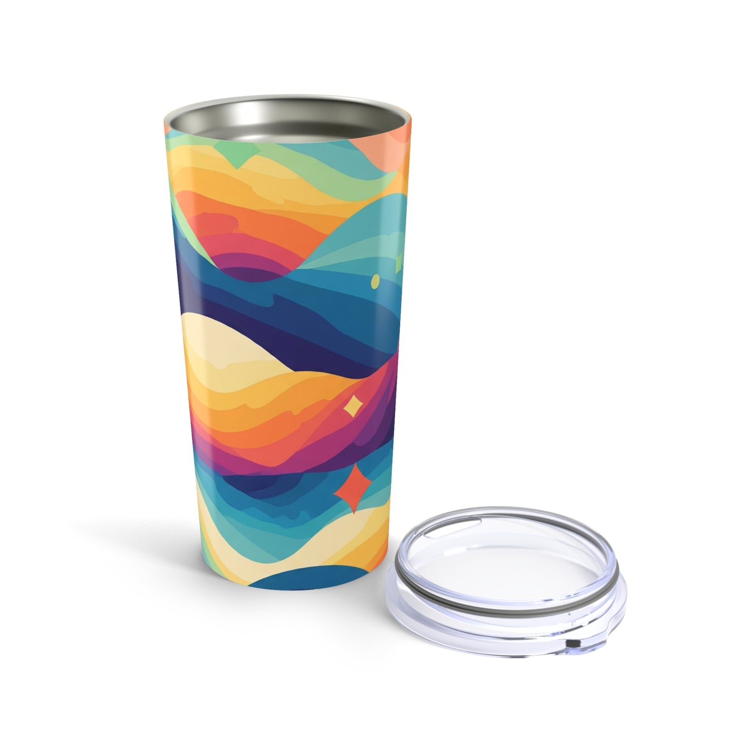 20oz Stainless Steel Tumbler with Double Wall Vacuum Insulation Leak Proof Spill Resistant and Dishwasher Safe