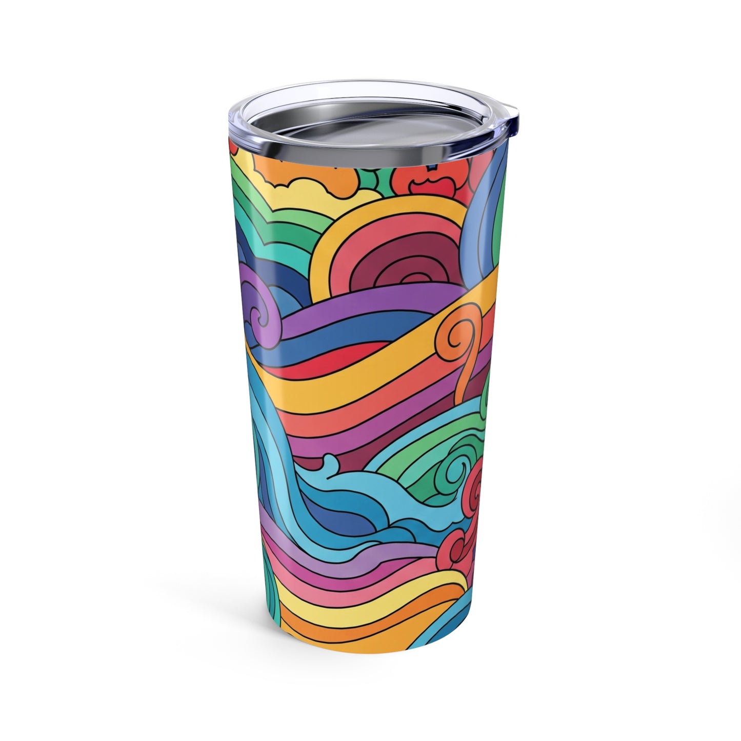 20Oz Stainless Steel Travel Mug With Double Wall Vacuum Insulation Leak Proof Durable Beverages Tumbler Dishwasher