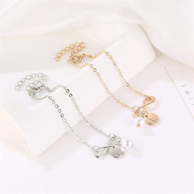 Electroplated Alloy Letter Bracelet for Women with Random Letter Charm Bangle Beach Jewelry Beach Charm Bundle