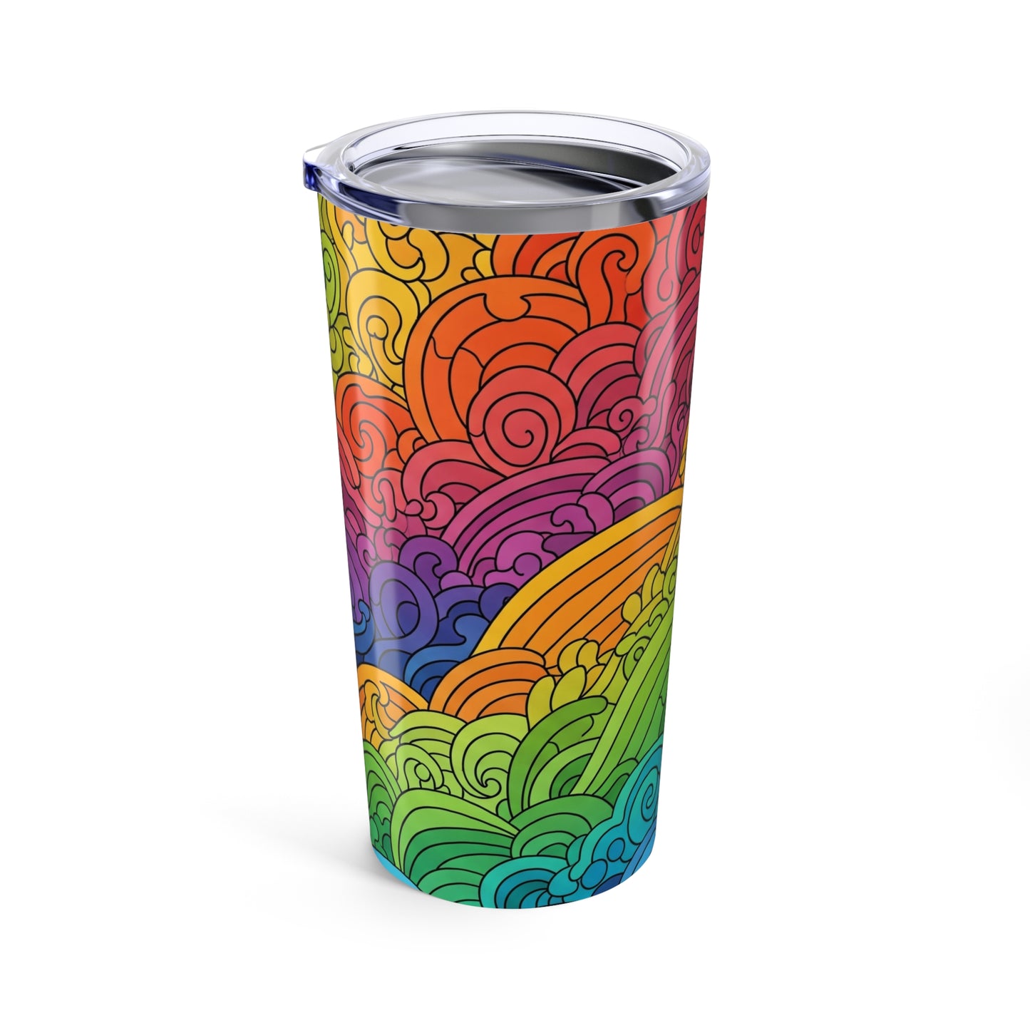 20 Oz Steel Tumbler With Double Wall Insulation Leak Proof Lid For Hot And Cold Drinks BPA Free Durable Dishwasher