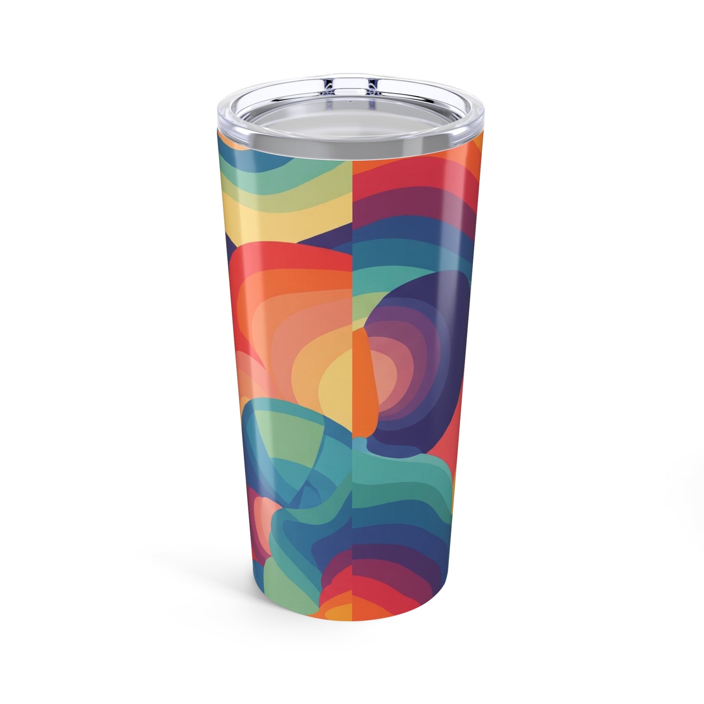 20oz Stainless Steel Travel Mug Printed Design Double Wall Vacuum Insulation Leak Proof Lid Included Dishwasher
