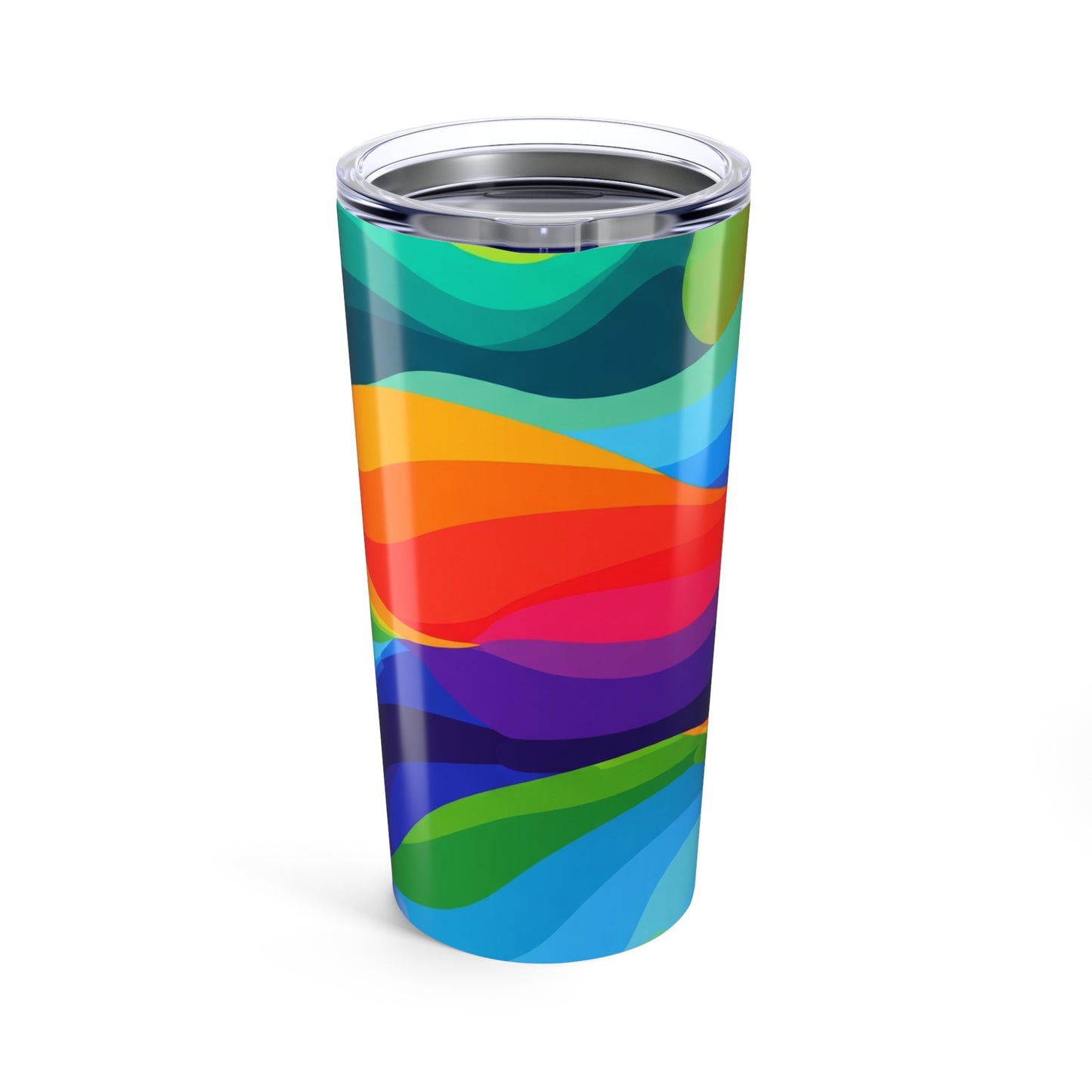 20oz Stainless Steel Tumbler With Double Wall Vacuum Insulation Leak Proof BPA Free Hot Cold Drinks Printed Travel