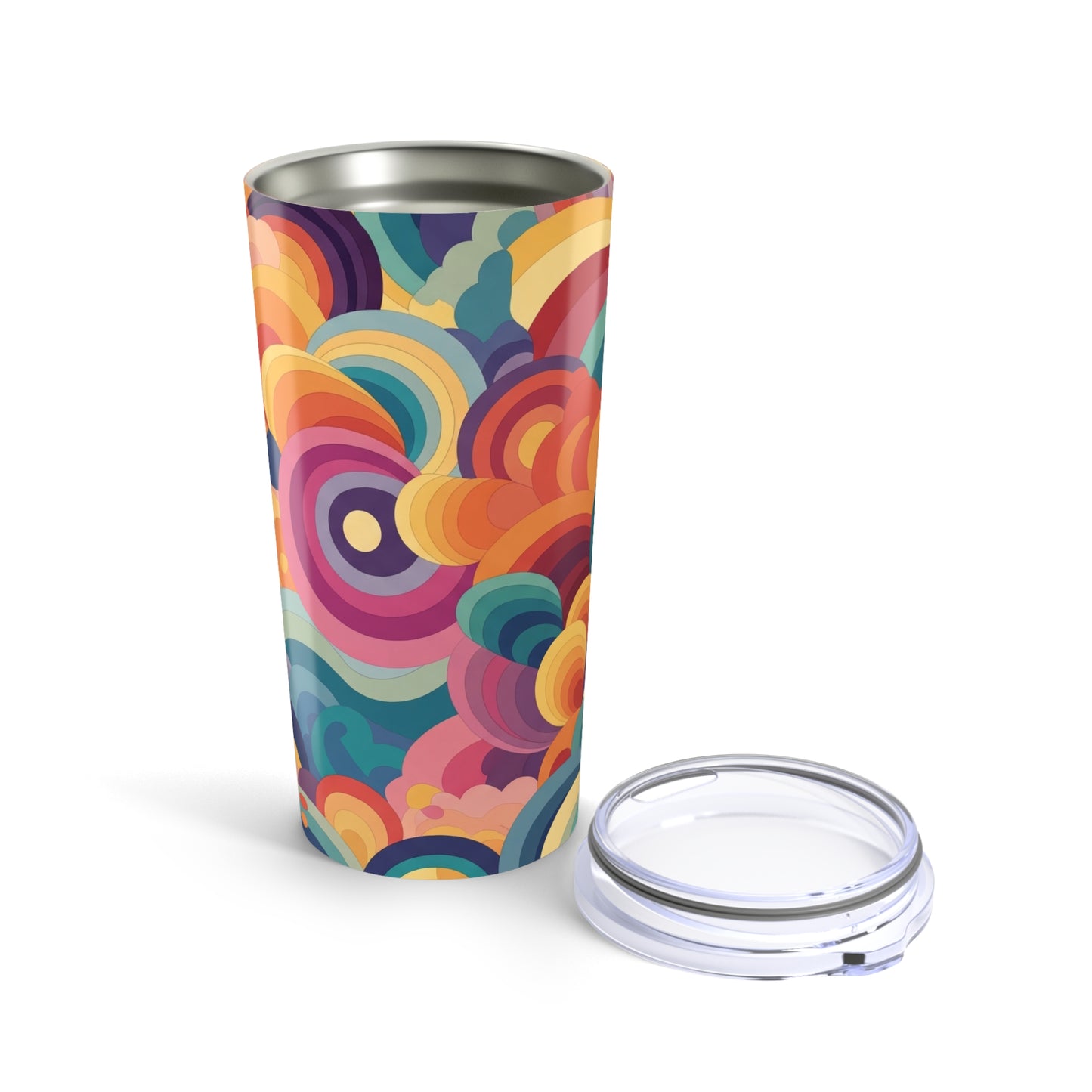20oz Stainless Steel Tumbler With Lid Double Wall Vacuum Insulated Spill Resistant Dishwasher Safe Printed Travel