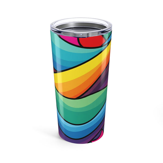 20oz Stainless Steel Tumbler With Double Wall Vacuum Insulation Leak Proof Design For Hot And Cold Beverages On