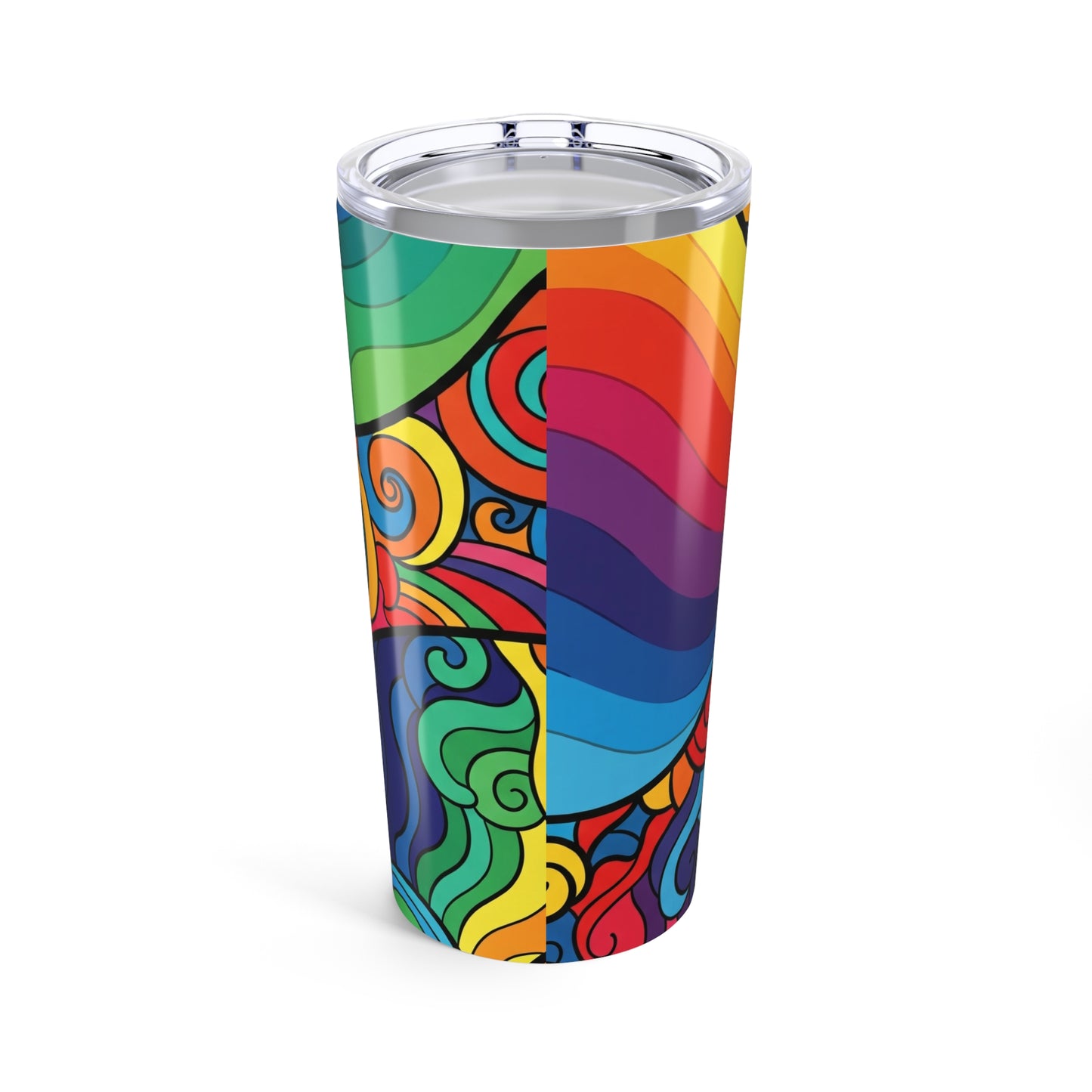 20oz Stainless Steel Tumbler With Double Wall Vacuum Insulation Leak Proof Travel Mug For Hot Or Cold Beverages