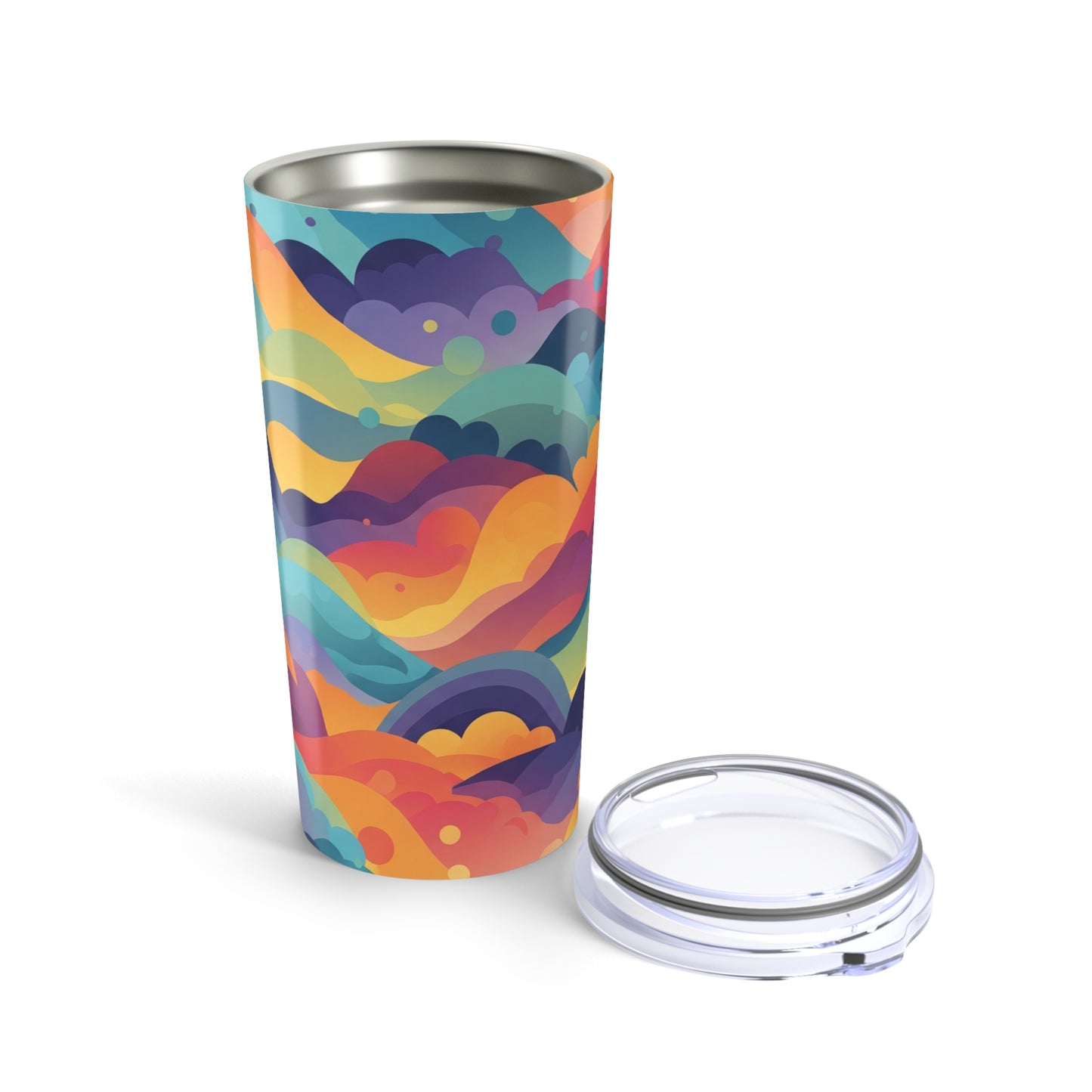 20oz Stainless Steel Coffee Cup With Double Wall Vacuum Insulation Spill Resistant Design And BPA Free Thermal