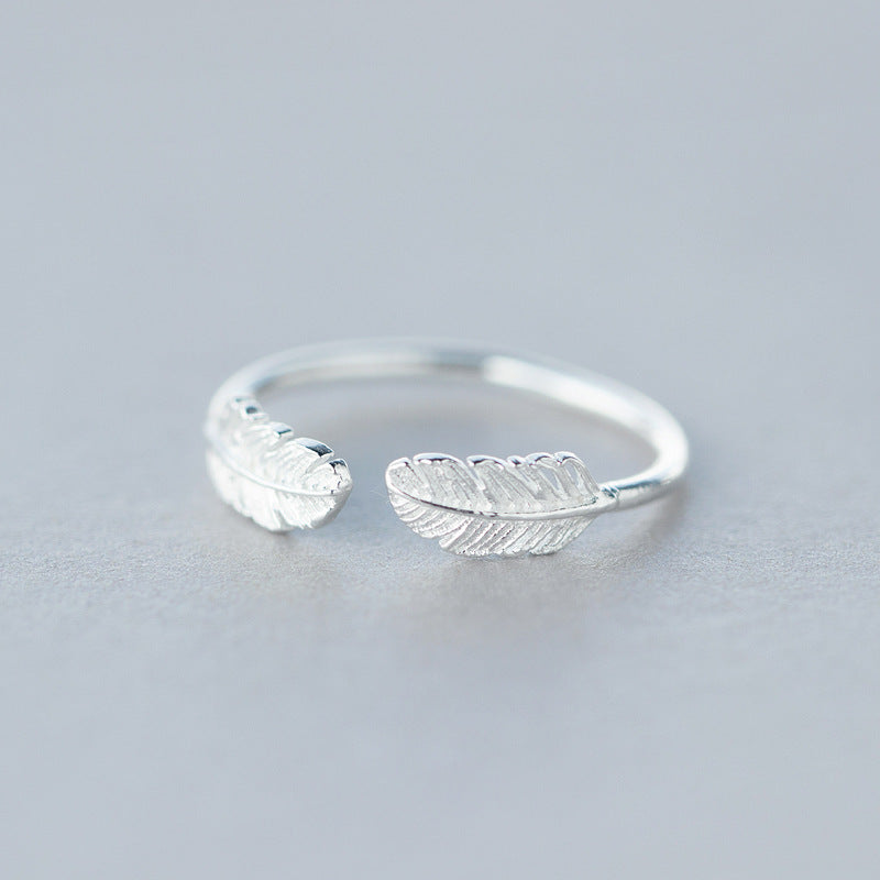 Women's Korean fashion silver ring