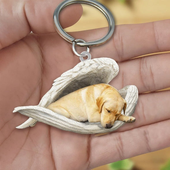 Dog Keychain Acrylic Fashion Accessory With Single Sided Printing Durable Key Ring 4 5 CMs Gift For Dog Lovers