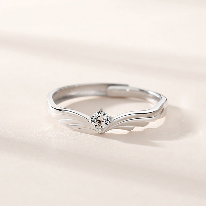 Couple Rings Original Crown Design Matching Bands For Men And Women Fashion Jewelry Lightweight Luxury Fashion