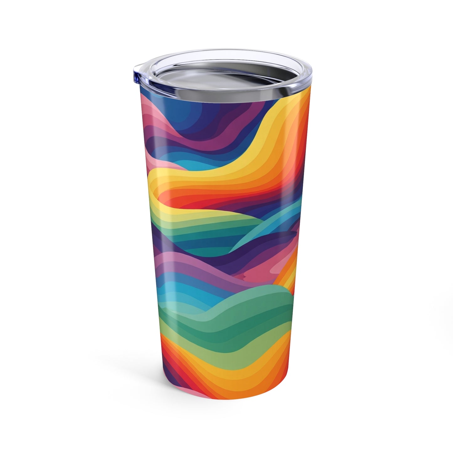 20oz Stainless Steel Printed Tumbler With Dual Wall Vacuum Insulation Leak Proof BPA Free Durable Hot And Cold