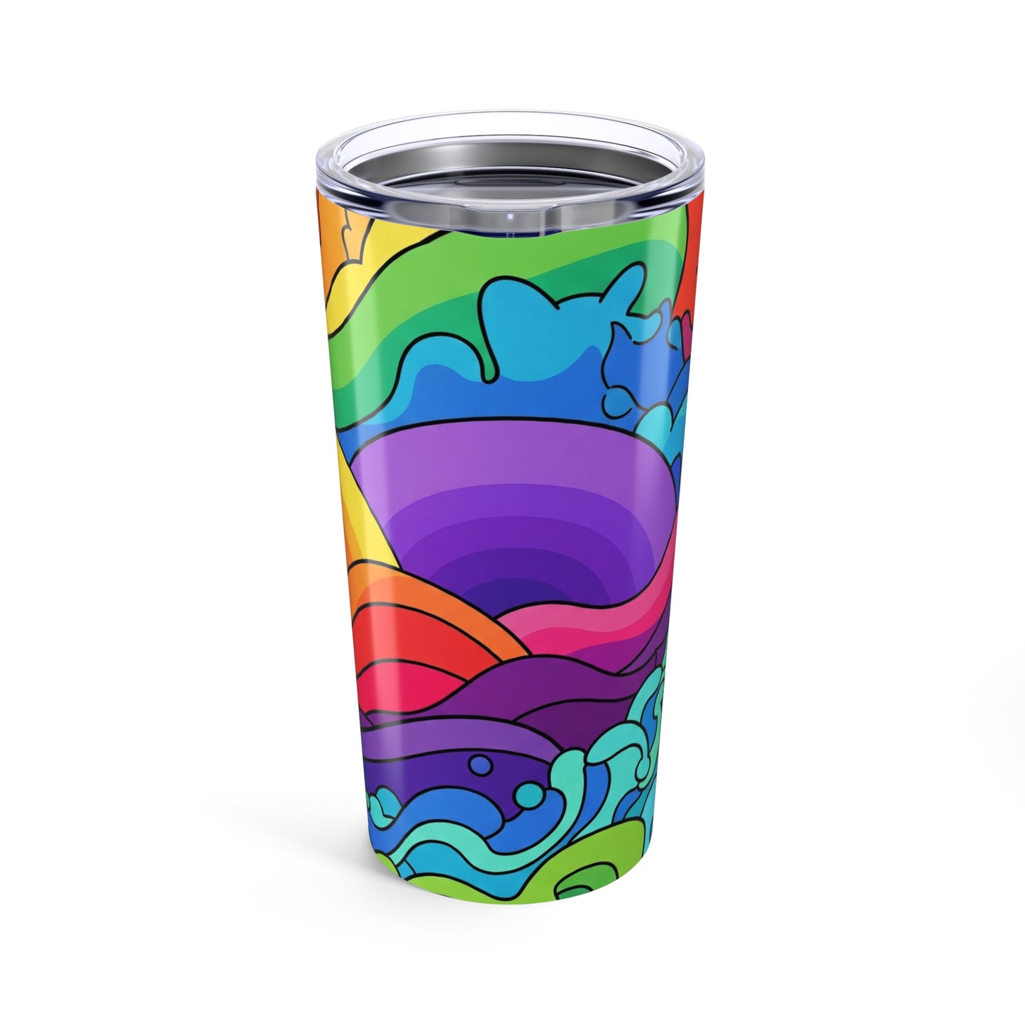 20oz Stainless Steel Tumbler With Double Wall Insulation Spill Resistant Durable For Hot And Cold Drinks
