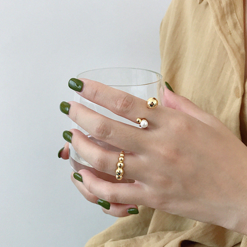 Womens Copper Ring Fashion Jewelry Polished Electroplated Trendy Ring Gift For Her Elegant Everyday Wear Ready