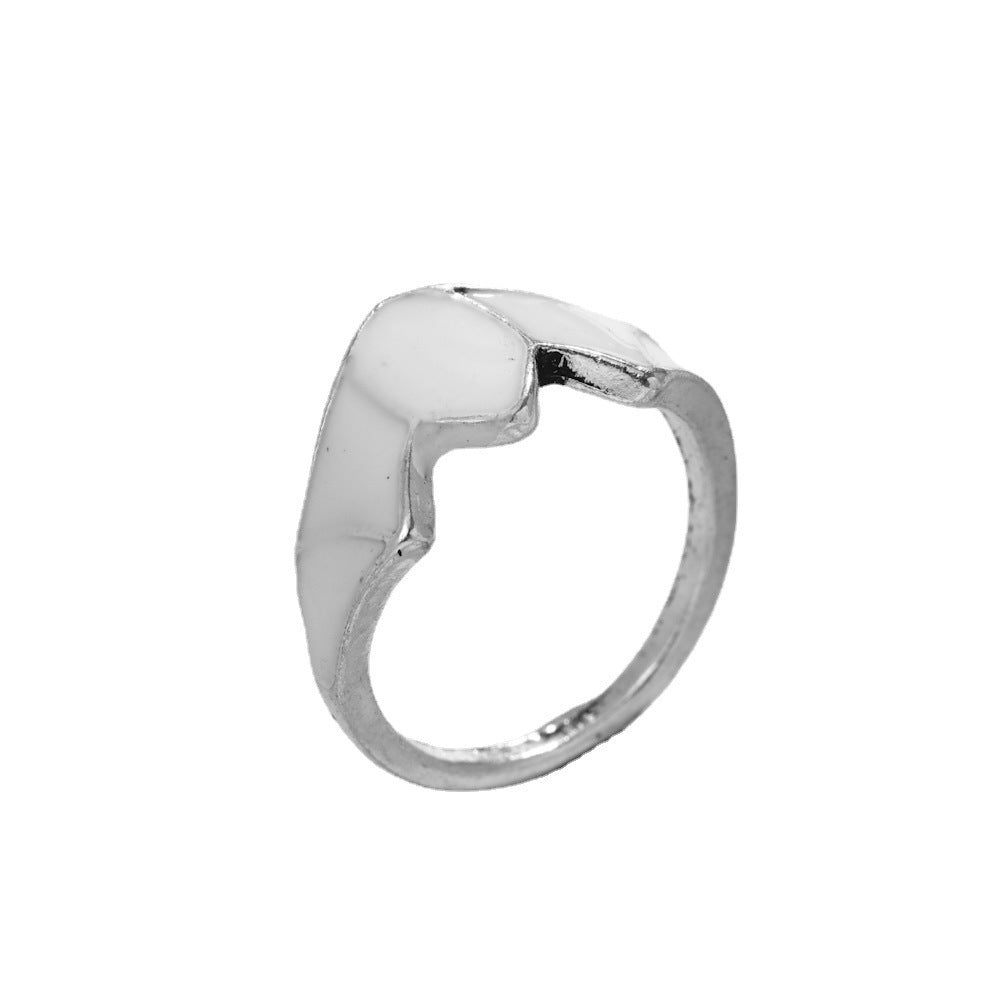 Dragon Tortoise Tail Ring Unique Geometric Alloy Statement Ring for Women and Men Unisex Electroplated New Design