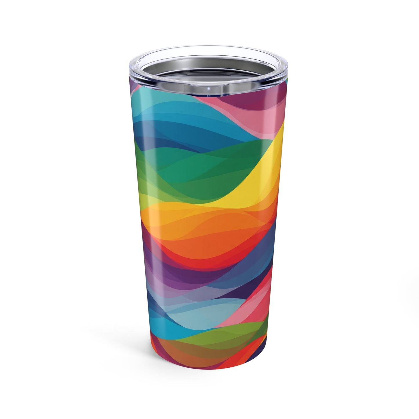 20oz Stainless Steel Tumbler With Vacuum Insulation Double Wall Leak Proof Printed Travel Mug Keeps Drinks Hot Or