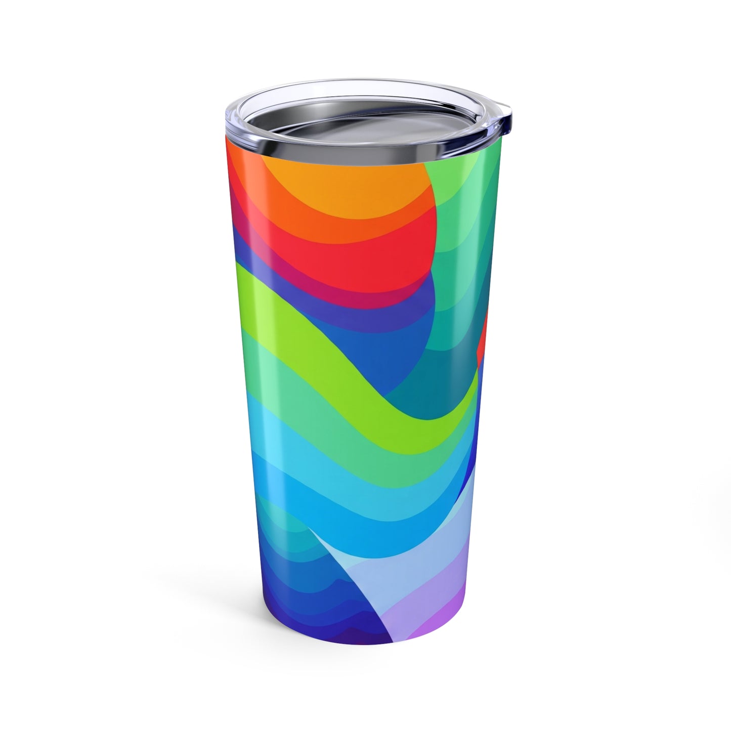 20oz Stainless Steel Tumbler Double Wall Vacuum Insulated Leakproof Durable Printed Hot Cold Travel Mug With Lid