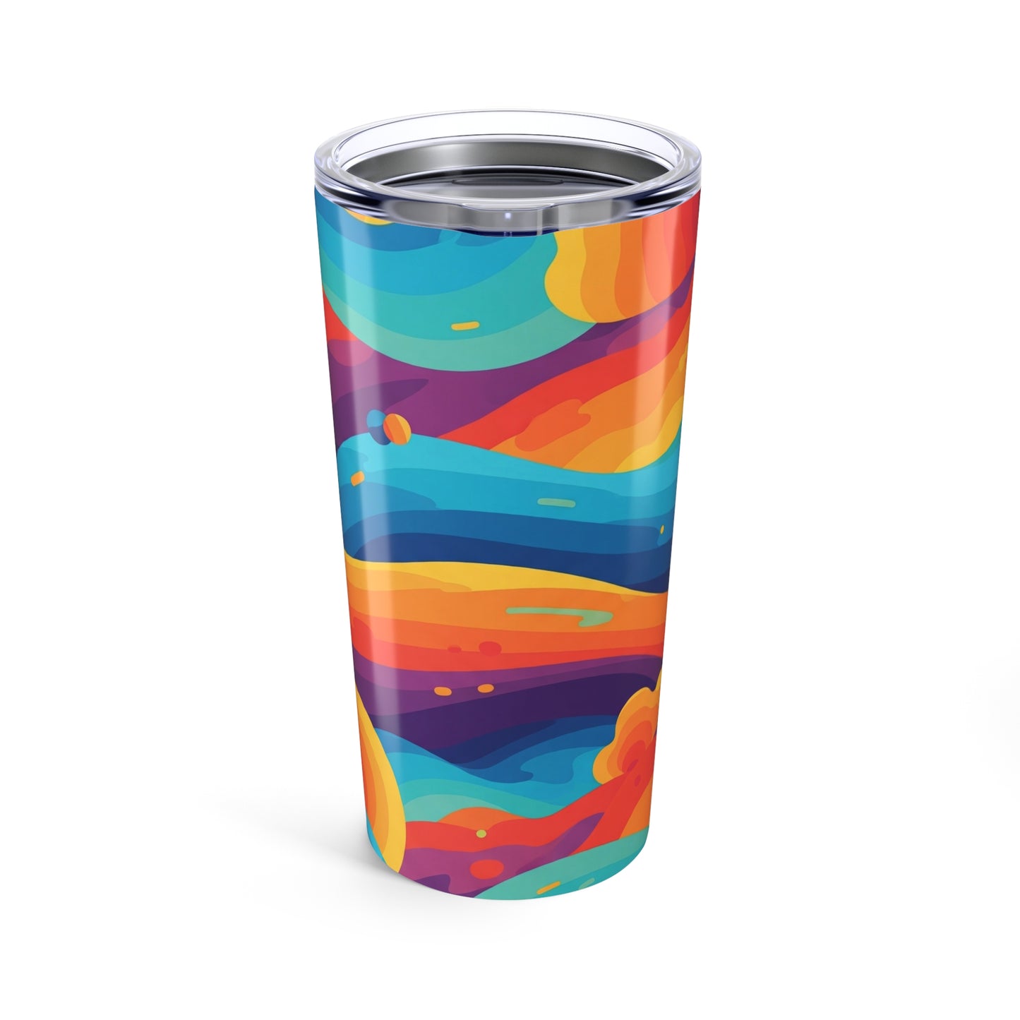 20oz Stainless Steel Tumbler With Double Wall Vacuum Insulation Travel Mug Spill Resistant For Hot Or Cold Drinks