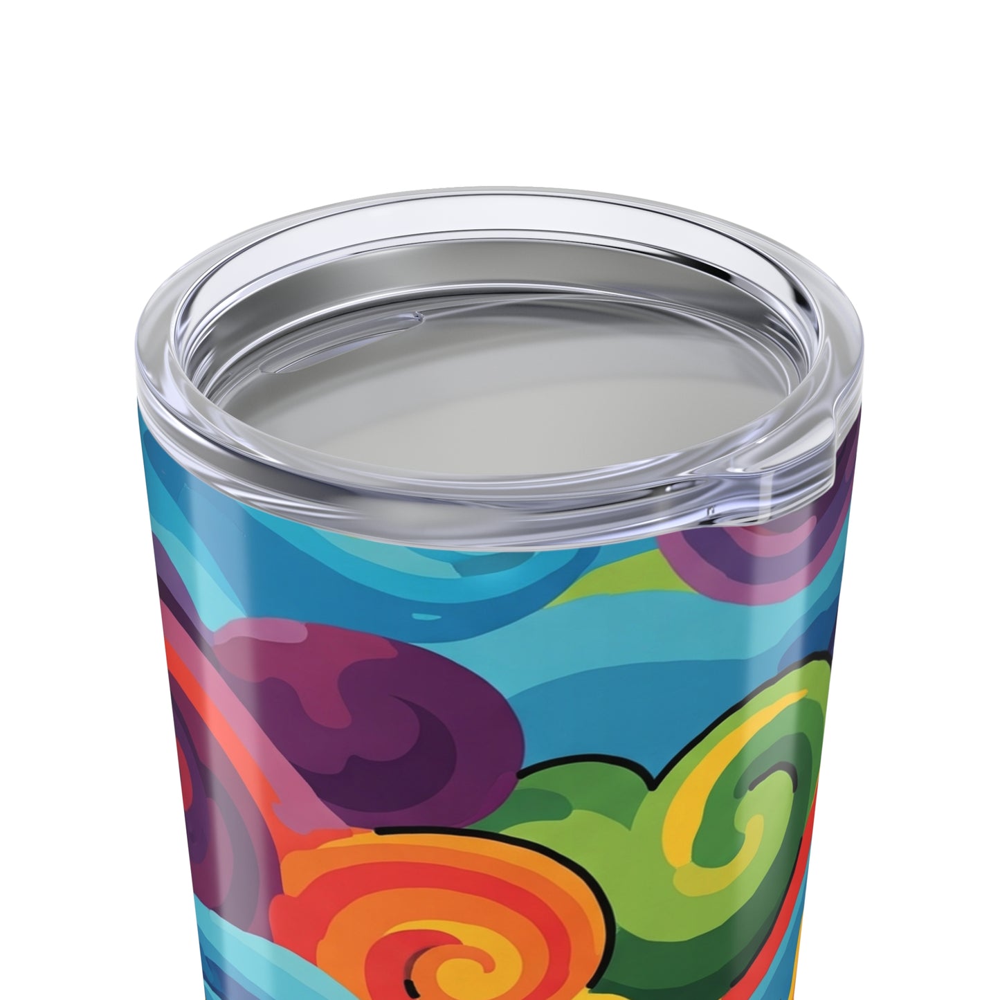 20oz Stainless Steel Tumbler With Artistic Printed Pattern Double Wall Vacuum Insulation And Leak Proof For Daily