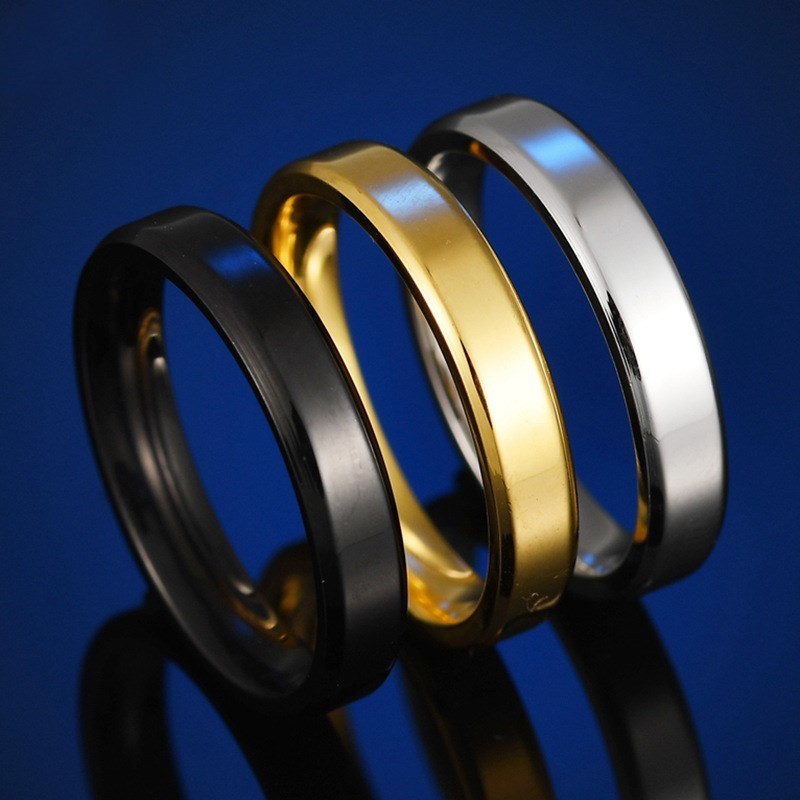 Mens Stainless Steel Ring Simple Metal Band For Men Durable Everyday Jewelry Gift For Him Sturdy Finish Design