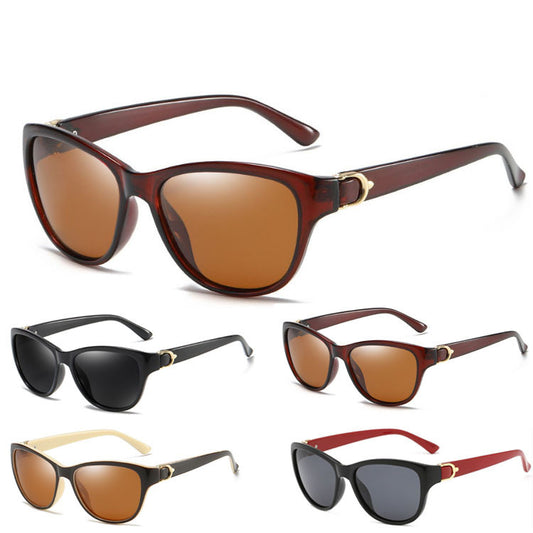 Womens Polarized Sunglasses UV 400 Protection TAC Lenses Enhanced Clarity Strong Plastic Frame 100 Percent Visible Light