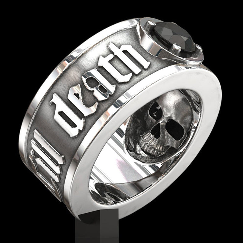 Mens Skull Ring Womens Skull Ring Alloy Electroplated Fashion Jewelry Skull Design Ring For Men For Women Ring