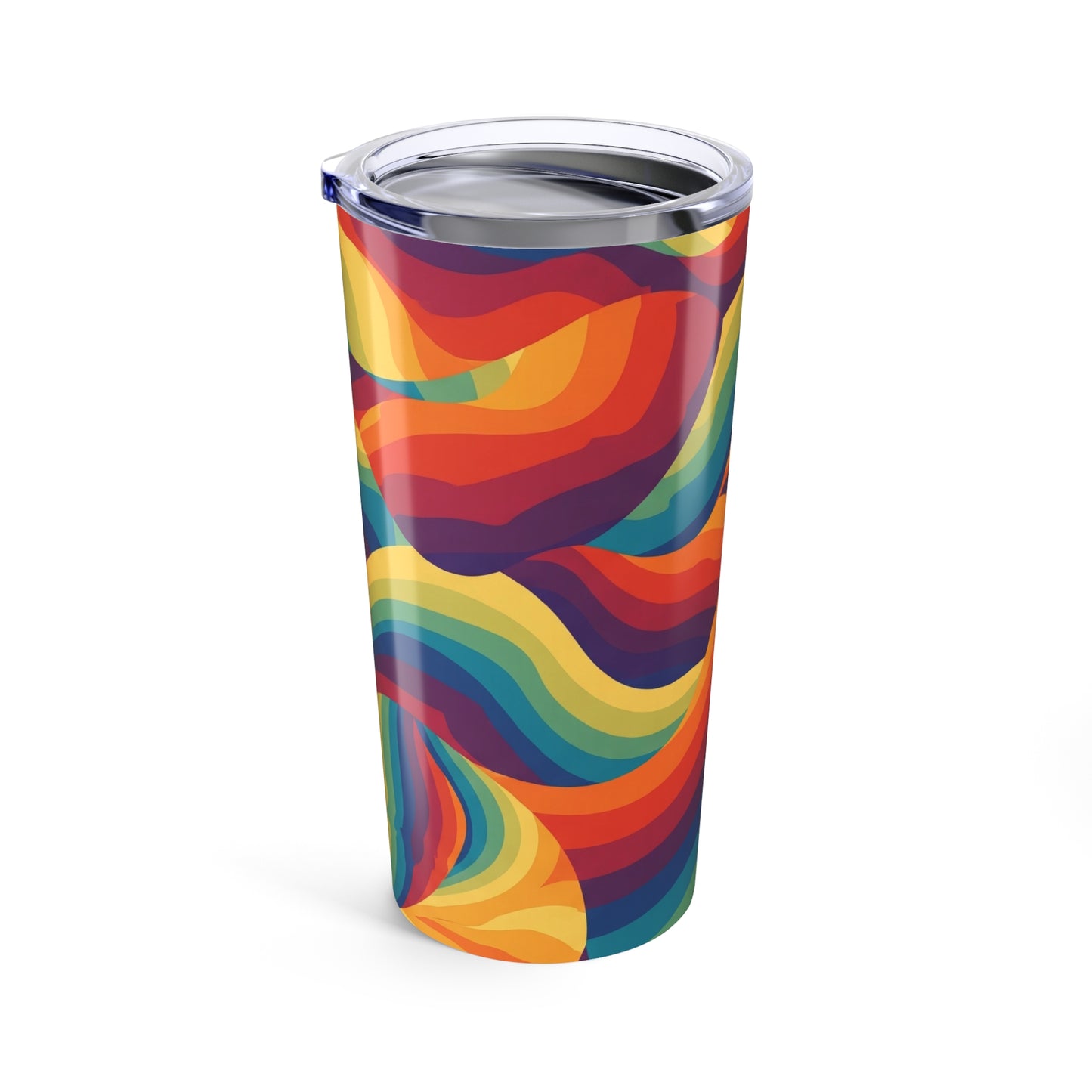 20oz Stainless Steel Printed Tumbler With Double Wall Vacuum Insulation Travel Mug Spill Proof Thermal Coffee