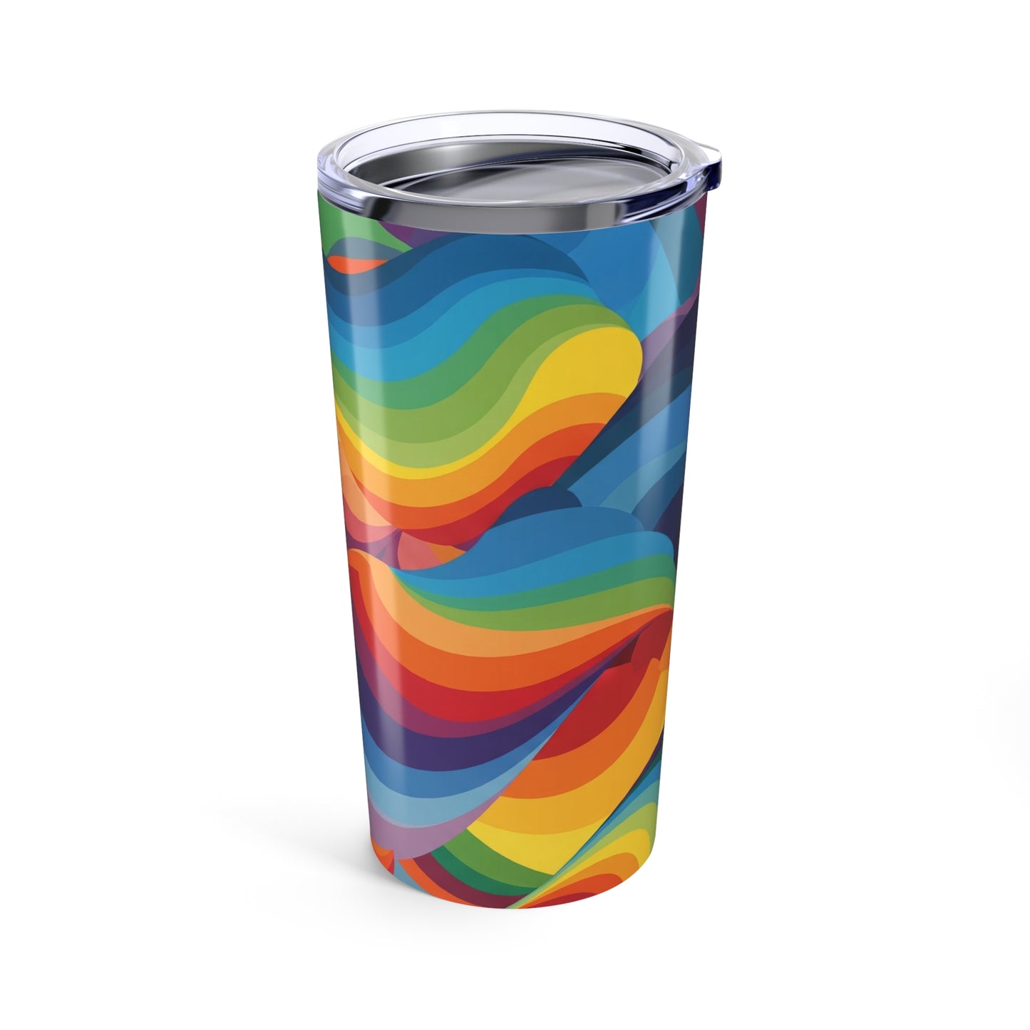 Durable 20oz Stainless Steel Printed Tumbler With Double Wall Vacuum Insulation Spill Resistant Thermal Travel Mug