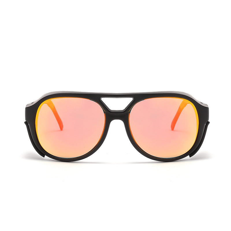 Men Round Sunglasses TAC Lens PC Frame Sun Protection For Driving Cycling Fishing Outdoor Activities Daily Use